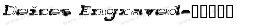Deices Engraved字体转换